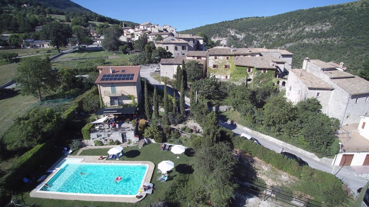 Vallo di Nera Agriturismo Roccagelli מראה חיצוני תמונה