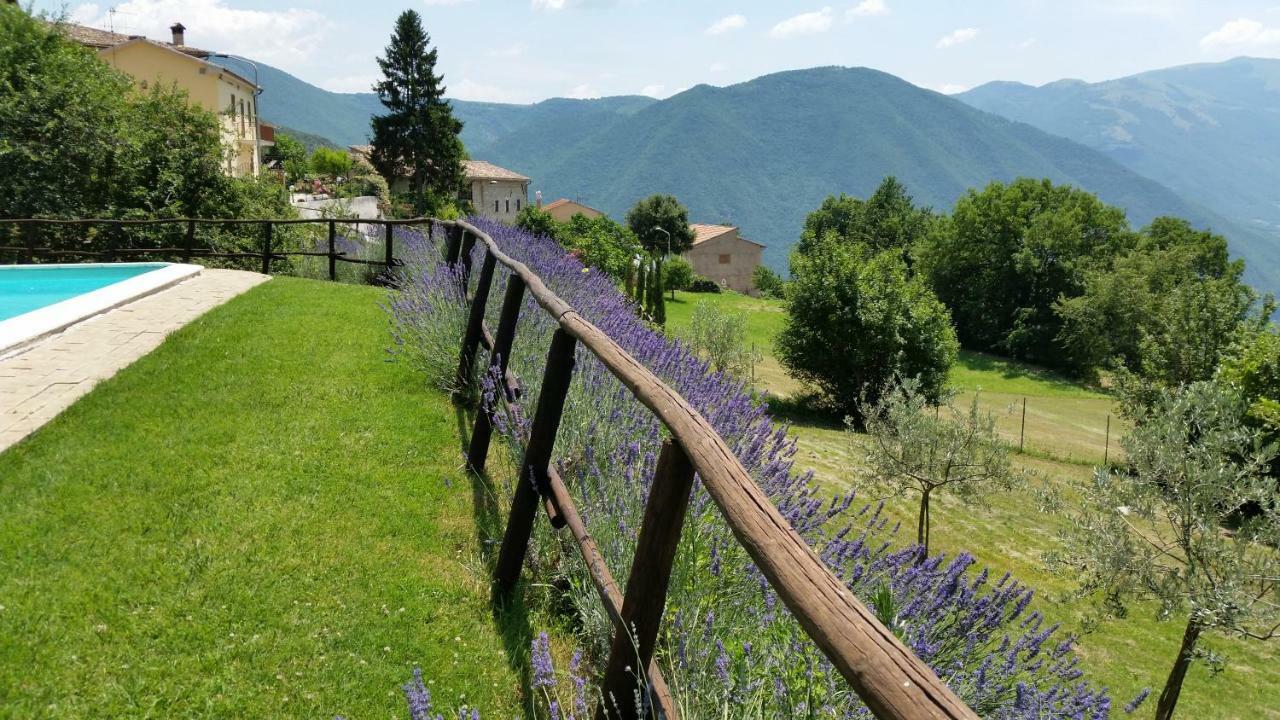 Vallo di Nera Agriturismo Roccagelli מראה חיצוני תמונה